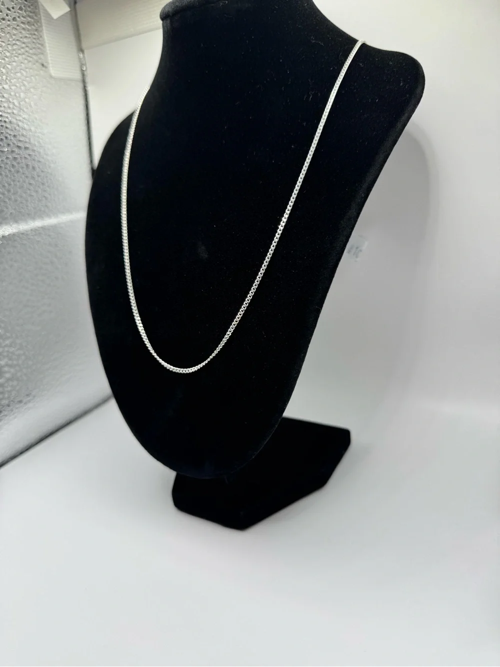S925 silver cuban chain 1.5mm
